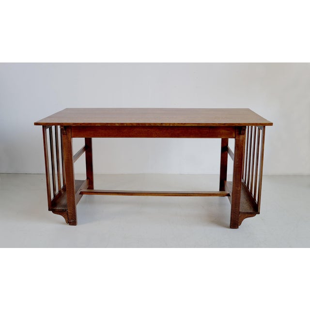 Antique Arts and Crafts Table, 1900 For Sale - Image 4 of 10