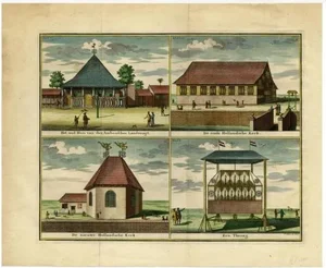 François Valentijn, Four Views of Ambon, Indonesia, 1726, Paper