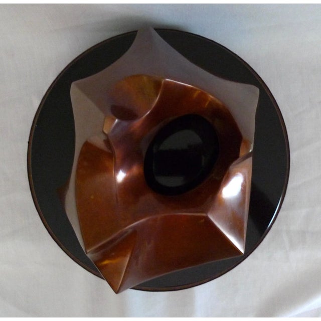 Late 20th Century Late 20th Century Modern Bronze Sculpture, Gordon Newell's 'Caldera' - Set of 4 Pieces For Sale - Image 5 of 10