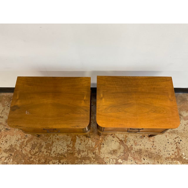 1970s Pair of Vintage Scandinavian Nightstands For Sale - Image 5 of 13