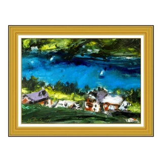 1970s Farmstead on the Bank, Karl Stark For Sale