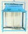 One of a Kind Hand-Painted Turquoise Hanging Lantern Steel & Solid Brass For Sale - Image 9 of 18