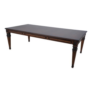 Invincible French Louis XVI Style Large Dining Room Table For Sale
