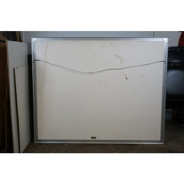 Tom Anderson XL Modern Mixed Media Abstract Expressionist Art 50" For Sale - Image 12 of 12