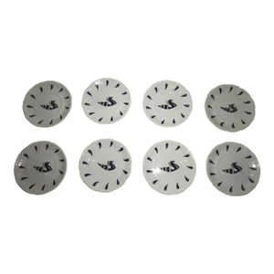1970s Concord Air France Concord Jean Picart Le Doug Plates- Set of 8 by Cim