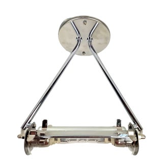 Chrome Scintilla Ceiling Lamp from Fontana Arte, 1970s For Sale