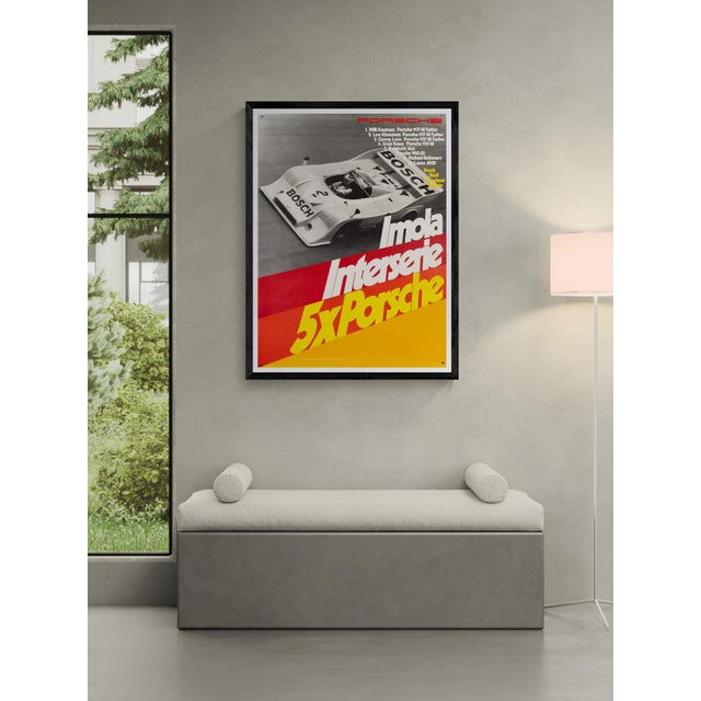 Original Porsche Poster by Atelier Strenger, 1973, in Flawless conditions. Designed 1970 to 1979 I have official proof of...