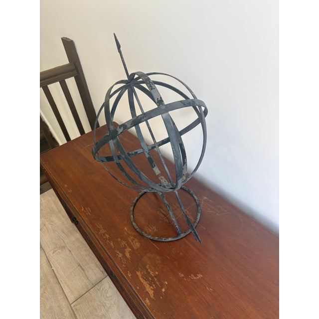Shabby Chic Armillery Sphere Antique/Vintage For Sale - Image 3 of 9