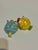 Ceramic Vintage Ceramic Whimsical Bubble Fish Salt and Pepper Shakers For Sale - Image 7 of 7