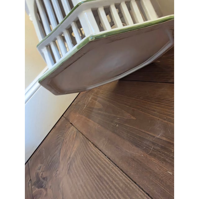 1970s Italian Ceramic Birdcage Lantern For Sale - Image 5 of 8