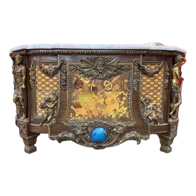 Large Hall Chest of Drawers, 1870 For Sale