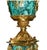 Green Gilt Empire Faux Malachite Candleholders, Set of 2 For Sale - Image 8 of 9