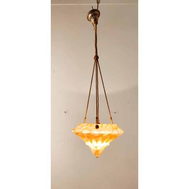Murano Glass Suspension with Silk Rope Cables For Sale - Image 13 of 18
