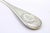 Silver Shell-Shaped Silver Sprinkling Spoon with Guilloche Handle For Sale - Image 8 of 9