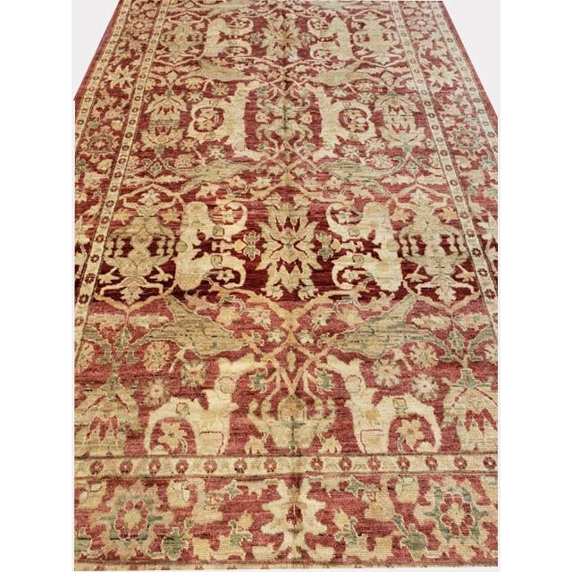 Traditional Vintage 13 Ft. Traditional Hand Made Knotted Wide Runner Rug - 6′ × 13′5″ - Size Cat. 6x9 For Sale - Image 3 of 4