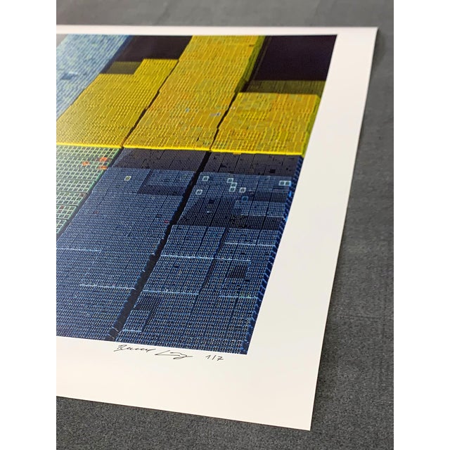 Blue Crate_stakcks_003" Contemporary Limited Edition Fine Art Photograph Print by Bernhard Lang For Sale - Image 8 of 13