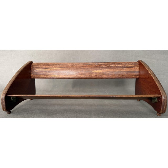 Wooden Desktop Magazine Rack, United Kingdom, 1920s For Sale - Image 3 of 12