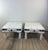 Coffee Tables in White-Washed Wood and Black Wrought Iron, 1990s, Set of 2 For Sale - Image 12 of 12