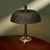 Mid-Century Modern Large Table Lamp with Shade and Chrome-Plated Metal Base by Heinz F.W. Stahl for Hillebrand, Germany, 1960s For Sale - Image 3 of 11