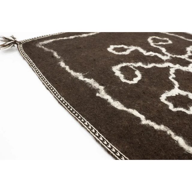 Textile 19th Century Woolen Namad Felt, Afghanistan, 1890s For Sale - Image 7 of 11