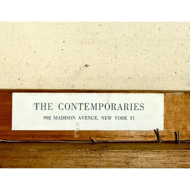 Surrealism Lionel Kalish, Surrealist Oil Painting Circus Horse Scene Lionel Kalish Fantasy Scene New York, 1961 For Sale - Image 3 of 15