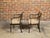 Pair of English Regency Period Early 19th Century Black and Gold Armchairs For Sale - Image 10 of 12