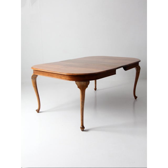 Antique Queen Anne Revival Extension Dining Table For Sale - Image 18 of 18