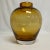 Amber 1980s Vintage Post Modern Contemporary Handblown Amber Glass Vase For Sale - Image 8 of 9