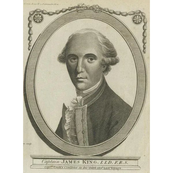 Thornton, John Hawkesworth & Captain James King, Chroniclers of Captain Cook, 1784, Engraving For Sale - Image 4 of 7