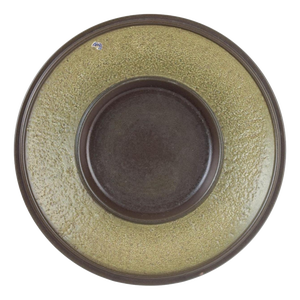 Large Stoneware Bowl with Textured Glaze by Mari Simmulson for Upsala-Ekeby, 1960s