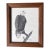 Signed Dick Ayre Bald Eagle Wildlife Print in Rustic Wood Frame, Circa 1992 For Sale