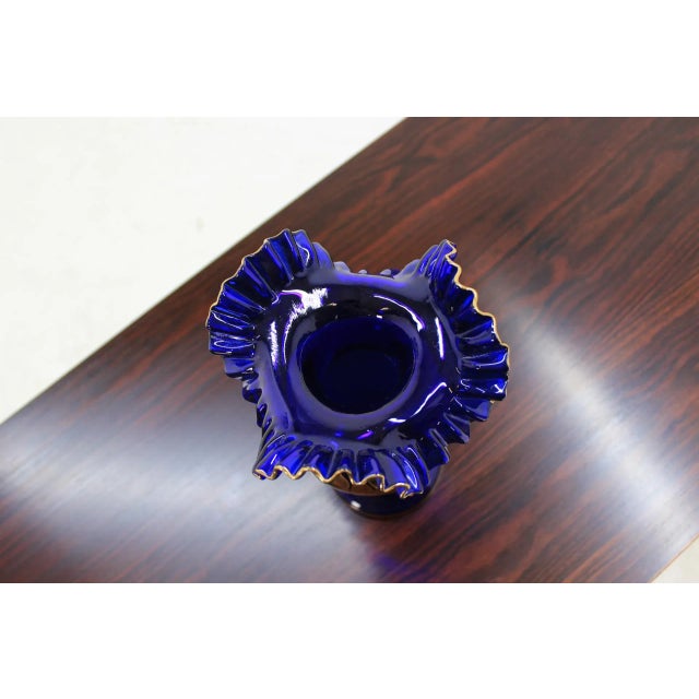 Czech Glass Vase from Novoborské Sklo, 1970s For Sale - Image 9 of 11