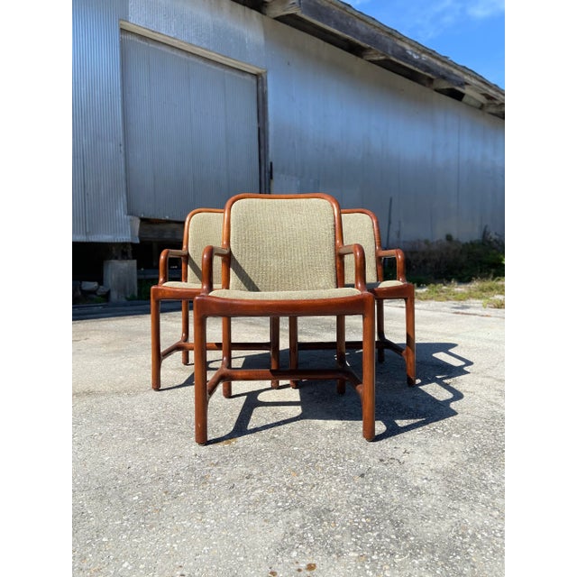 Mid-Century Modern Pretzel Armchairs - Set of 3 For Sale - Image 11 of 13