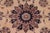 Shabby Chic 1990's Pak-Persian Tan/Blue Wool Rug - 8'0'' X 8'3'' For Sale - Image 4 of 9