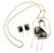 Contemporary 1970s Erté Folies Diamond Onyx Mother of Pearl Yellow Gold Necklace and Earrings Set, 3 Pieces For Sale - Image 3 of 10