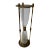 Wooden Hour Glass or Sand Timer with Hand Blown Glass For Sale