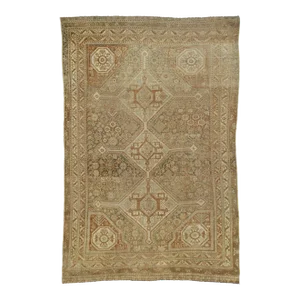 Distressed Antique Persian Shiraz Rug - 05'00 X 07'07
