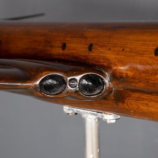 Wood Vintage Model of Hawker Siddeley Nimrod Airplane in Mahogany, 1960 For Sale - Image 7 of 18