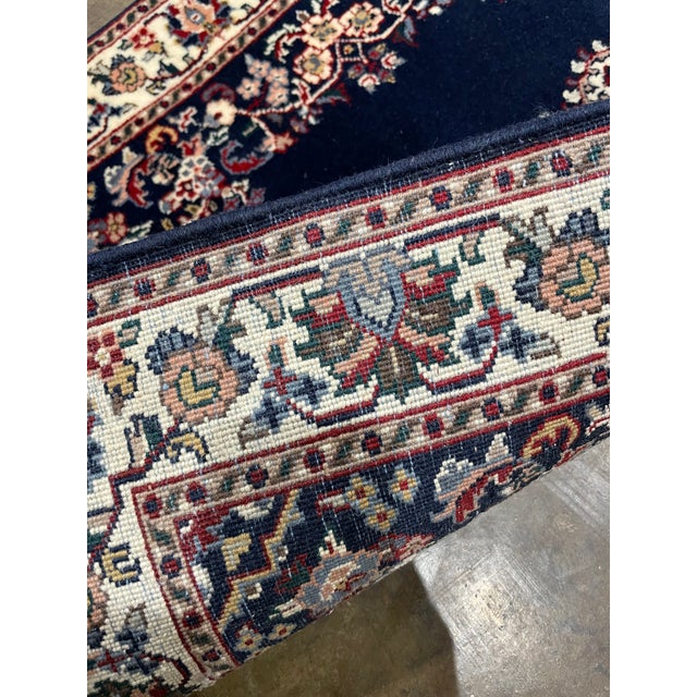 1990s Handwoven Persian Design Indian Rug 2'6" X 9'6" For Sale - Image 4 of 6