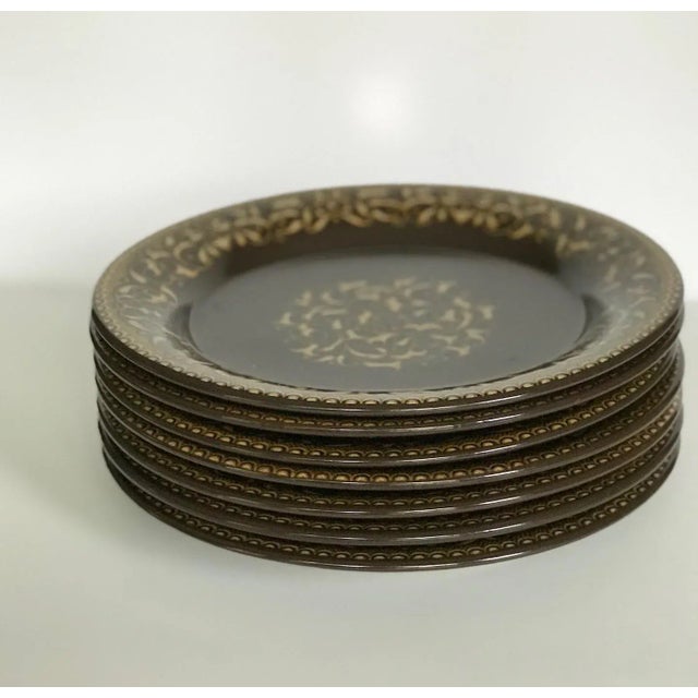 Mid 20th Century Vintage Franciscan Jamoca Dishes - Set of 14 For Sale - Image 5 of 12