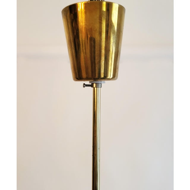 Gold Mid-Century Modern Austrian Brass Chandelier by Rupert Nikoll, 1950s For Sale - Image 8 of 15
