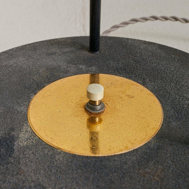Mid 20th Century Italian 3-Arm Metal Star Motifs Floor Lamp in the Manner of Stilnovo, 1950s For Sale - Image 5 of 9
