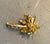 Mid-Century Modern Small Gold Tone Palm Tree Brooch For Sale - Image 3 of 4