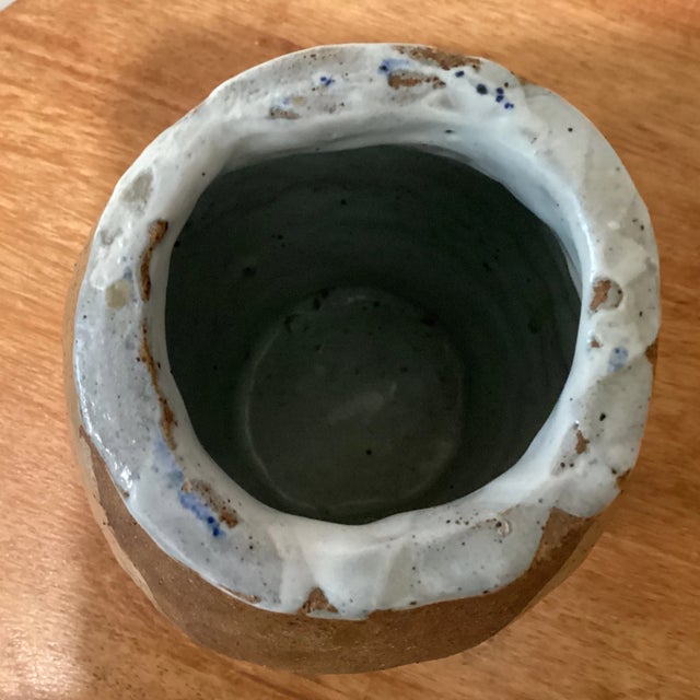 Early 20th Century Antique Decorative Art Stoneware Jar/ Vase For Sale - Image 5 of 12