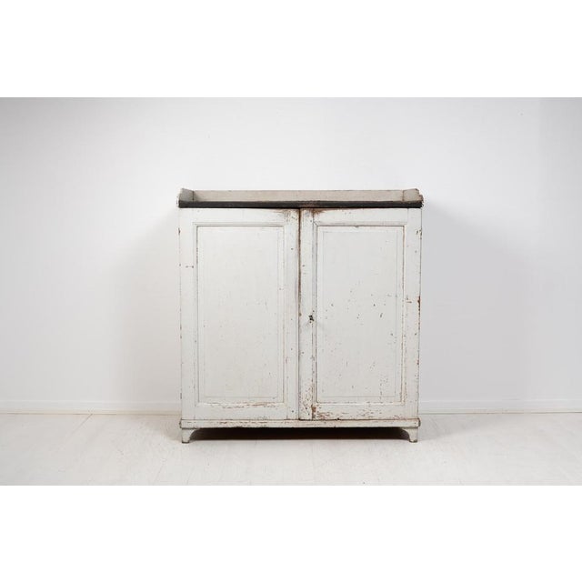Gray Northern Swedish Folk Art Sideboard For Sale - Image 8 of 16