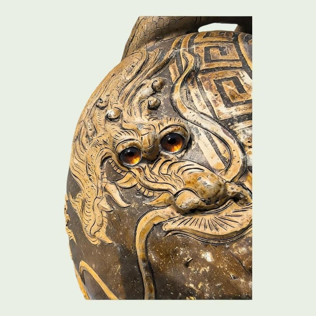 Chinese Massive Chinese Martaban Jar For Sale - Image 3 of 3