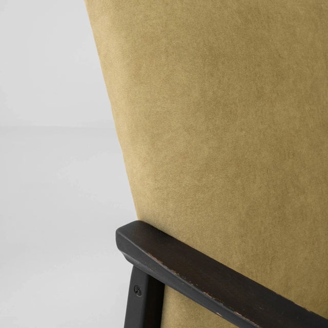 Mid-Century Modern 1960s, Czech Upholstered Armchairs - A Pair For Sale - Image 3 of 12