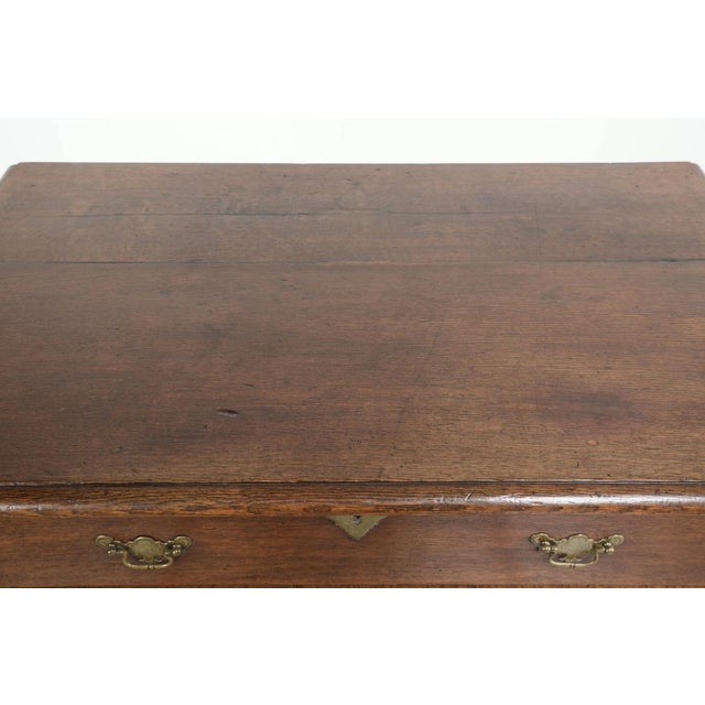 Wood Antique English Oak Chest of Drawers, 1600s For Sale - Image 7 of 13