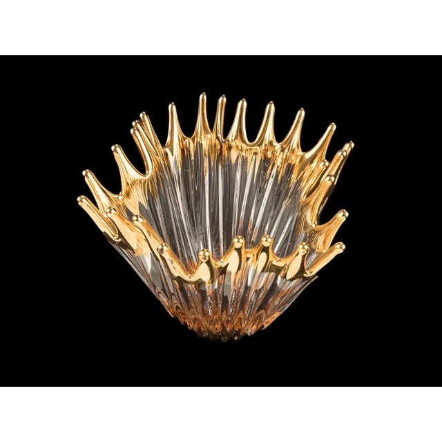 Crystal Glass Bowl For Sale - Image 4 of 9