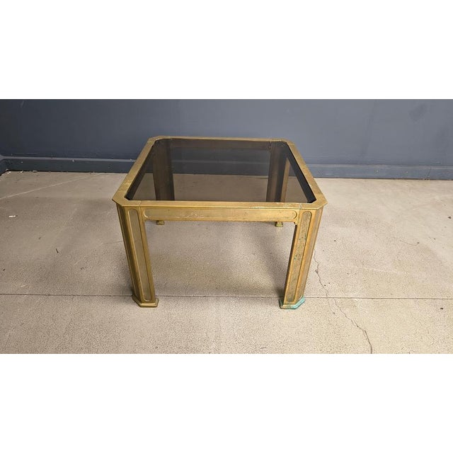 Brutalist Cast Bronze Side Tables from Peter Van Heeck, 1970s For Sale - Image 11 of 13